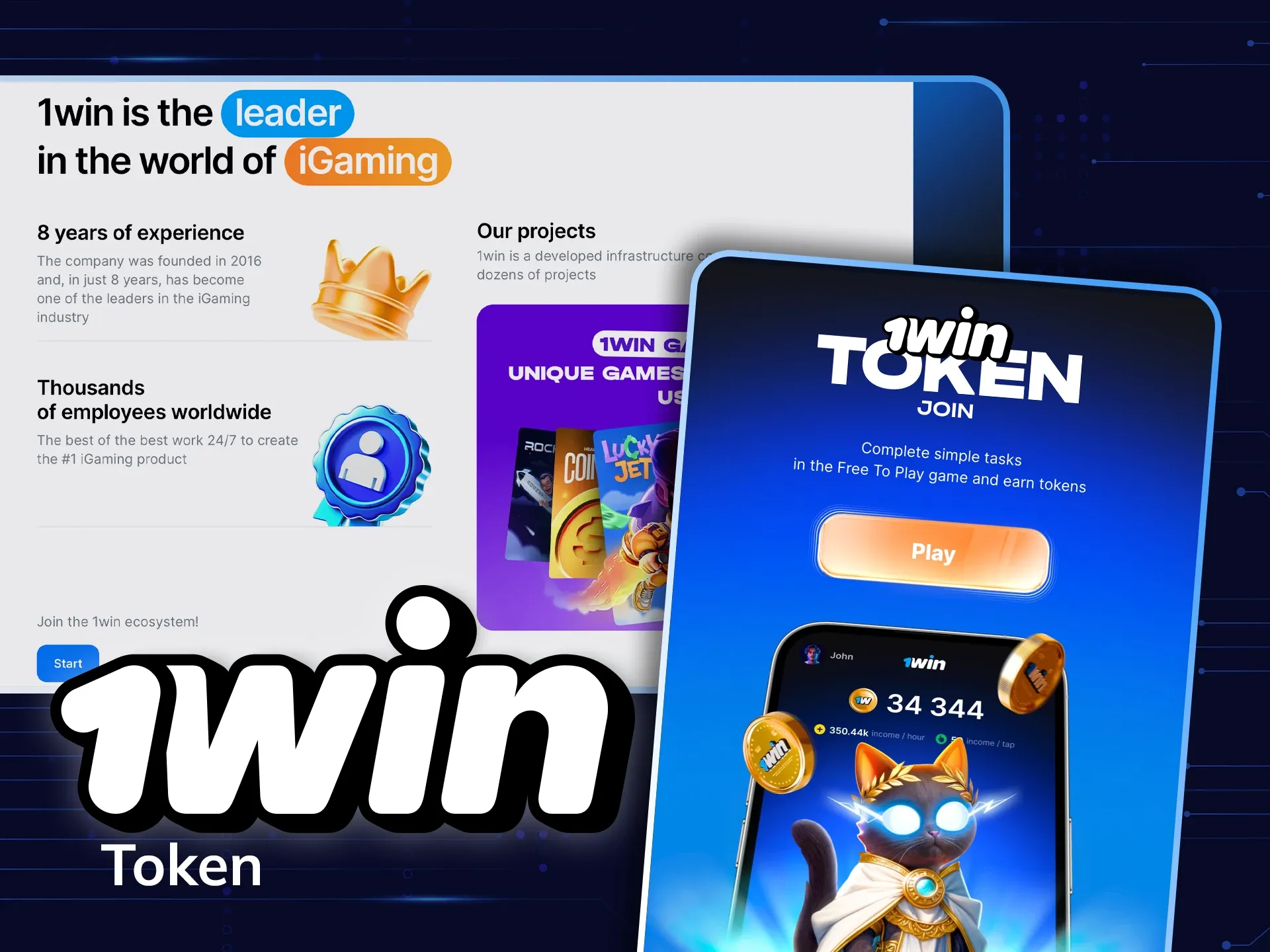 Learn about 1Win's token.